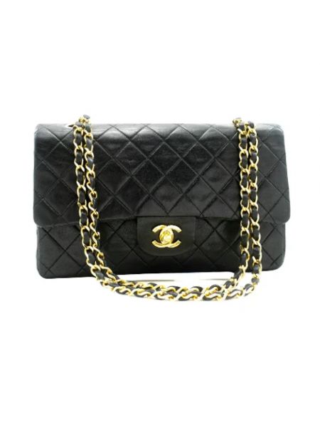 Czarna torebka skórzana Chanel Vintage