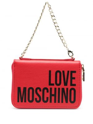 Trykt kjede Love Moschino rød