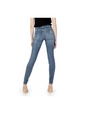 Skinny jeans mit reißverschluss Guess blau