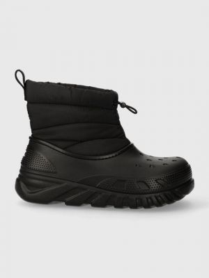 Зимние ботинки Crocs черные