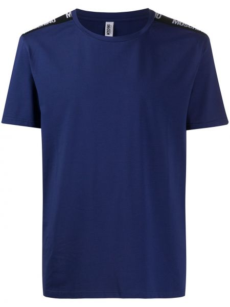 Majica s printom Moschino plava
