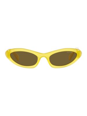 Sluneční brýle Miu Miu žluté