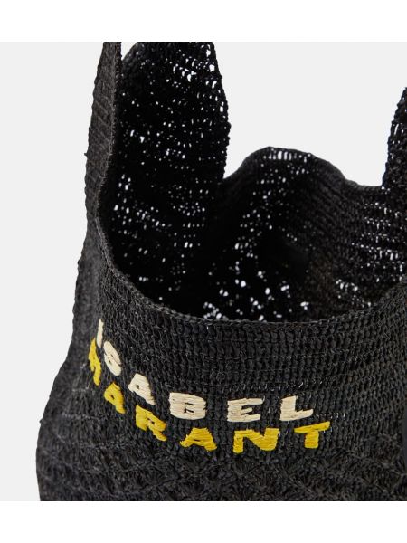 Nakupovalna torba Isabel Marant črna