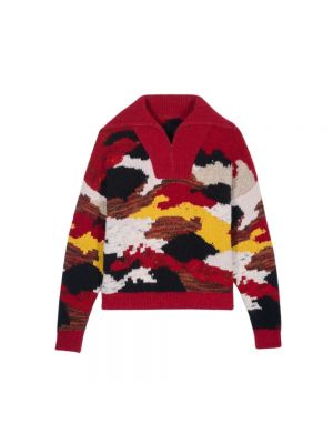 Pullover mit reißverschluss mit camouflage-print Ba&sh