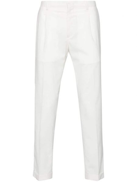 Pantaloni cu pliu presat Briglia 1949 alb