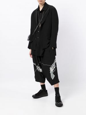 Oversize hemd Yohji Yamamoto schwarz