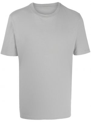 Einfarbige t-shirt aus baumwoll Maison Margiela grau