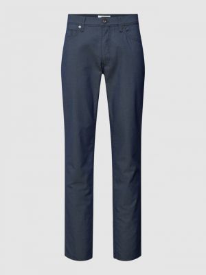Тканевые брюки с карманами Brax синие