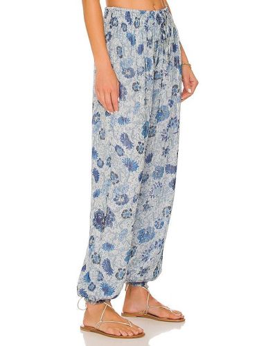 Pantalones de flores Tularosa azul