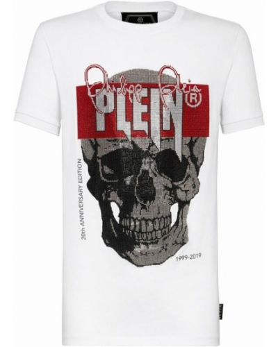 T-shirt Philipp Plein - Biały