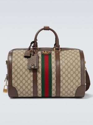 Cestovní taška Gucci béžová