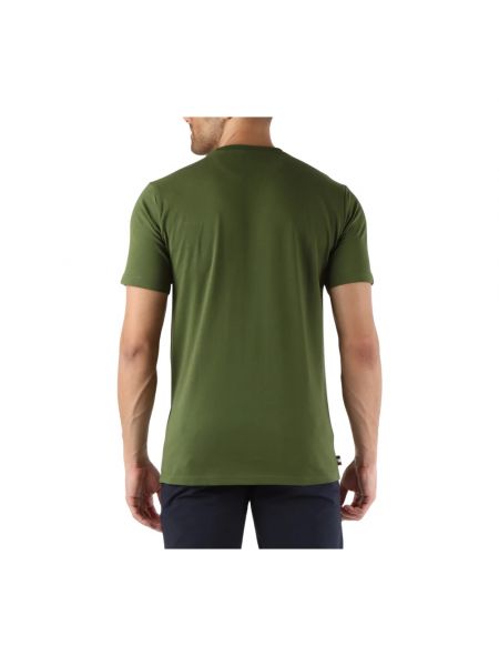 Camiseta de algodón con bolsillos Aquascutum verde