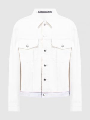 Белая джинсовая куртка Alexander Wang
