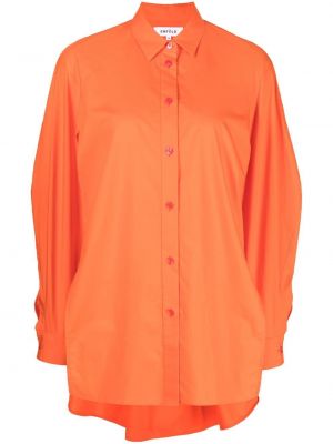 Długa koszula bawełniane klasyczne z długim rękawem Enfold - pomarańczowy
