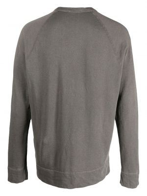 Sweatshirt mit rundem ausschnitt James Perse grau