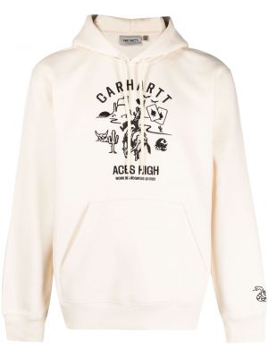 Hoodie à imprimé Carhartt Wip blanc