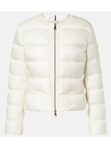 Kırpılmış ceket Moncler beyaz