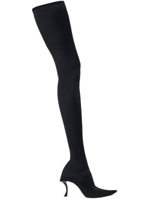 Nylonové členkové topánky Balenciaga čierna