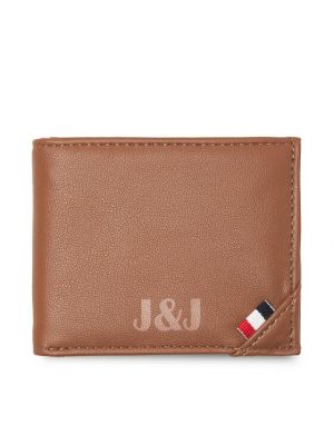 Peňaženka Jack&jones hnedá