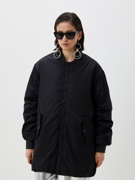 Утепленная демисезонная куртка B.young черная