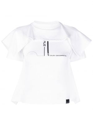 T-shirt Courreges hvid