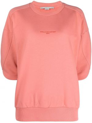 Sweatshirt mit print mit rundem ausschnitt Stella Mccartney pink