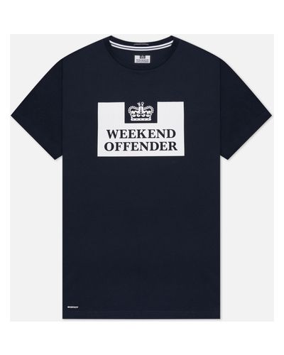 Футболка Weekend Offender синяя