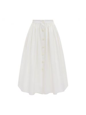 Белая юбка Miu Miu
