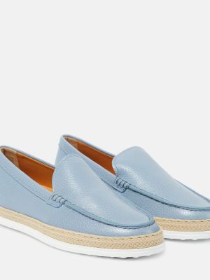 Loafers di pelle Tod's blu
