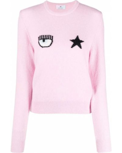 Pull en tricot Chiara Ferragni rose