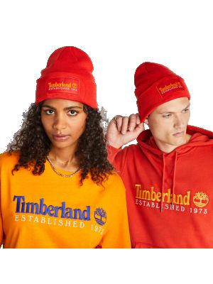 Bonnet Timberland rouge
