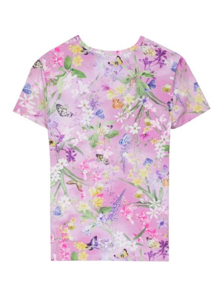 T-krekls ar apdruku L'agence rozā