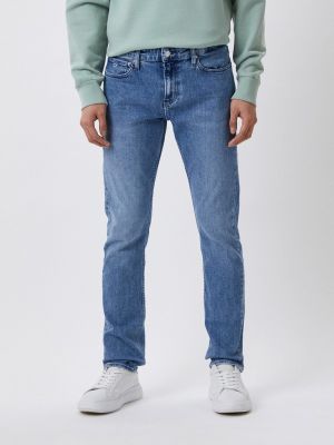 Зауженные джинсы Calvin Klein, голубой