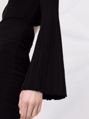 Plisované mini šaty Antonino Valenti černé