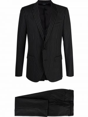 Blazer a rayas Dolce & Gabbana negro