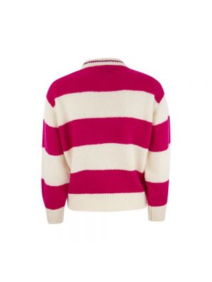 Jersey de tela jersey de cuello redondo Mc2 Saint Barth rosa