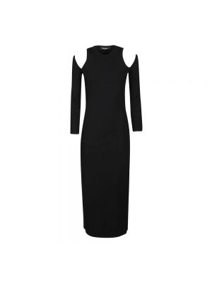 Sukienka długa Dsquared2 czarna