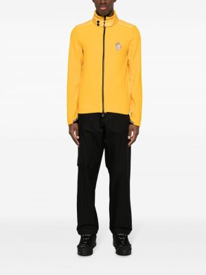 Fleecová bunda na zip Moncler žlutá