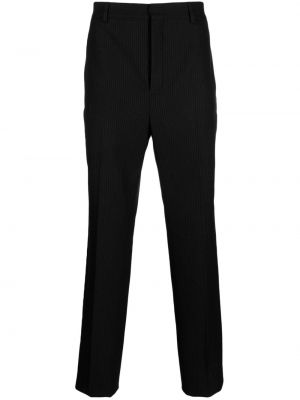 Pruhované kalhoty Saint Laurent černé