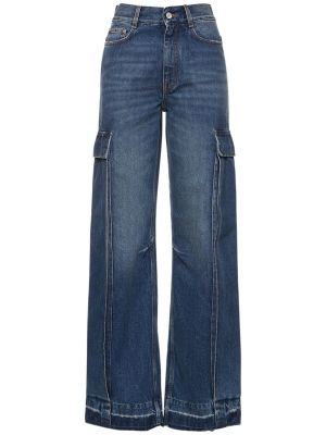 Jeans en coton Stella Mccartney bleu