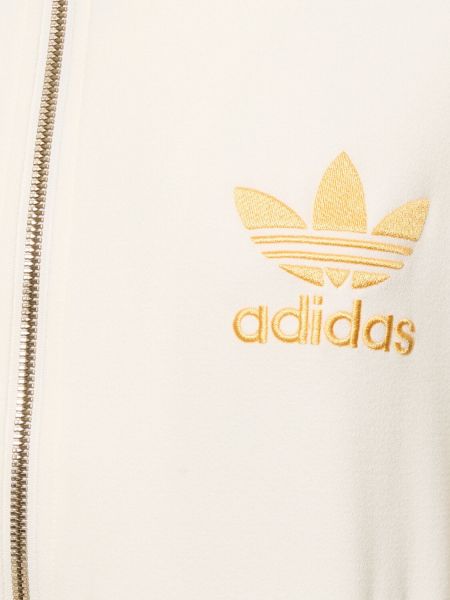 Top sportivo in crepe Adidas Originals bianco