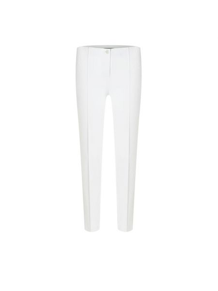 Spodnie skinny fit Cambio białe