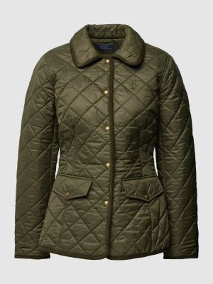 Pikowana kurtka przejściowa Polo Ralph Lauren zielona