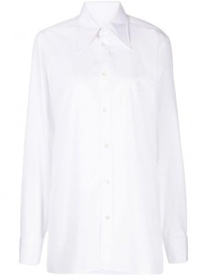 Bavlněná košile Maison Margiela bílá
