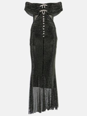 Midi ruha Self-portrait fekete
