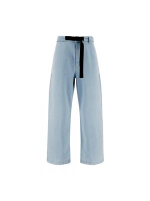 Jeans large Moncler bleu