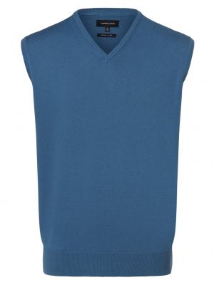 Sweter bawełniany Andrew James niebieski