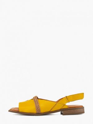 Желтые сандалии Zenden
