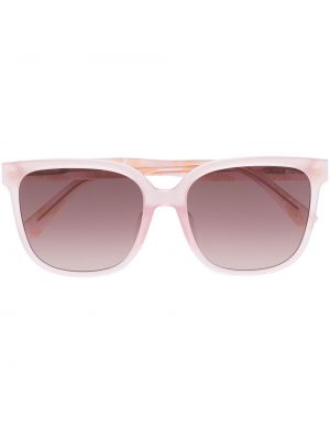 Occhiali da sole con stampa Moschino Eyewear rosa