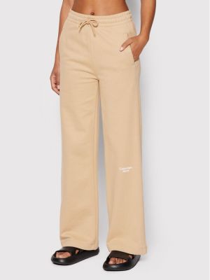 Kalhoty Calvin Klein Jeans, hnědá